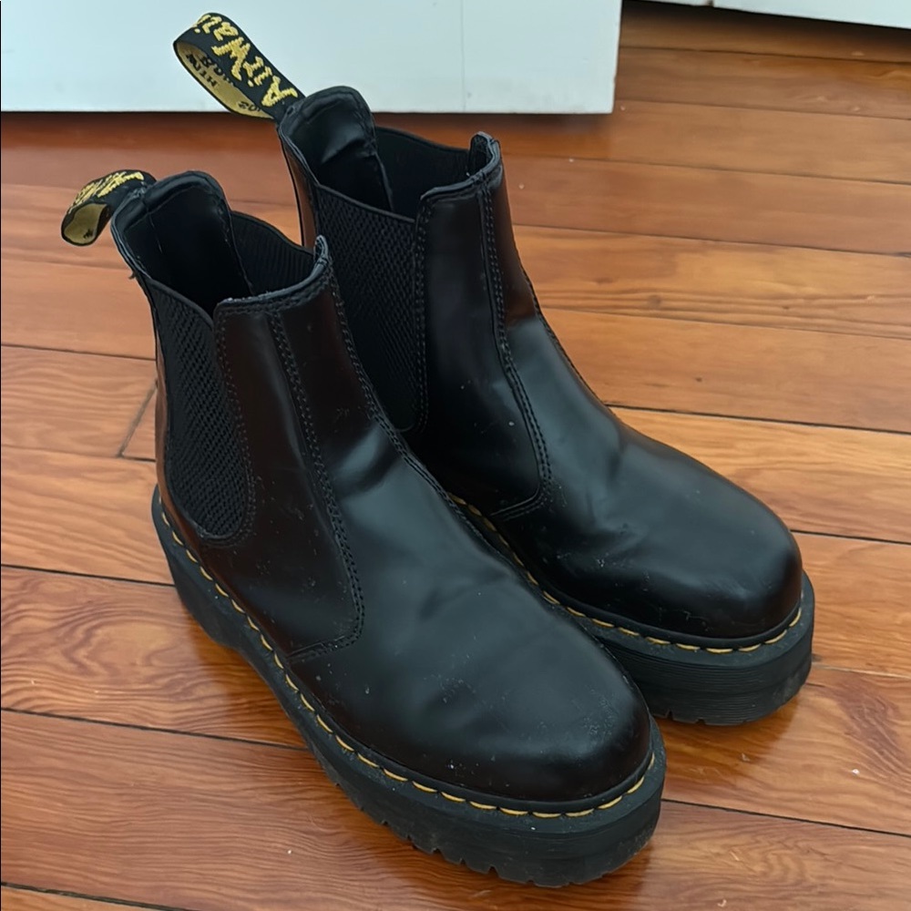 DrMartens Platform Chelsea boots